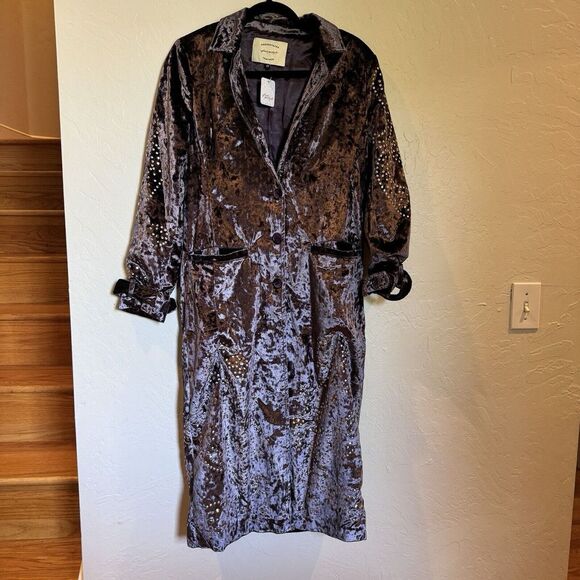 Free People‎ Understated Leather Fortune Duster XS $698 New With Tags - Picture 7 of 13